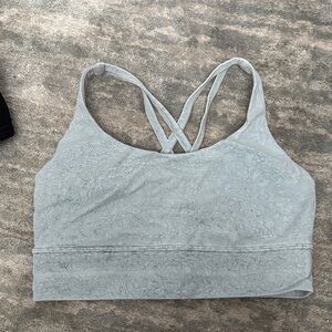 lululemon athletica Light Gray Sports Bra